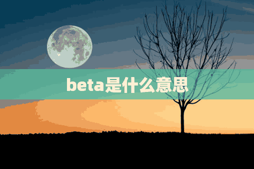 beta是什么意思(小说里的alpha和omega是什么意思)